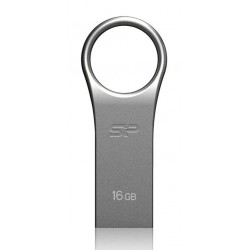 SISICON POWER USB Flash Drive Firma F80, 16GB, USB 2.0, ασημί