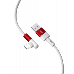 XOXNB152 ΚΑΛΩΔΙΟ ΦΟΡΤΙΣΗΣ ELBOW DESIGN PLAY GAME FOR TYPE-C ΛΕΥΚΟ