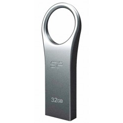 SISICON POWER USB Flash Drive Firma F80, 32GB, USB 2.0, ασημί