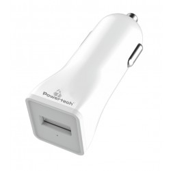 POPERTECH φορτιστής αυτοκινήτου PT-762, USB, 1A, λευκός