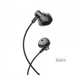 HOHO M75 BELLE UNIVERSAL EARPHONES ΜΑΥΡΟ