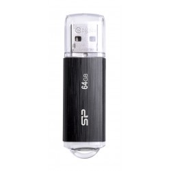 SISICON POWER USB Flash Drive Ultima U02, 64GB, USB 2.0, μαύρο