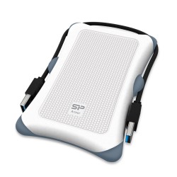 SISICON POWER εξωτερικός HDD Armor A30, 2TB, USB 3.2, λευκός