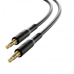 XOXNB-R271 ΚΑΛΩΔΙΟ ΗΧΟΥ 3.5MM TO 3.5MM, 1M, ΜΑΥΡΟ