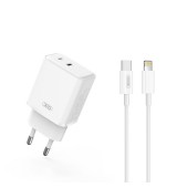 XOXL145 &Phi;&Omicron;&Rho;&Tau;&Iota;&Sigma;&Tau;&Eta;&Sigma; &Mu;&Epsilon; &Kappa;&Alpha;&Lambda;&Omega;&Delta;&Iota;&Omicron; LIGHTNING, PD 20W USB-C + LIGHTNING , 2 &Theta;&Upsilon;&Rho;&Epsilon;&Sigma;, &Lambda;&Epsilon;&Upsilon;&Kappa;&Omicron;&Sigma;