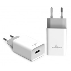 POPERTECH φορτιστής τοίχου PT-780, USB QC 3.0, 20W, 4A, λευκός