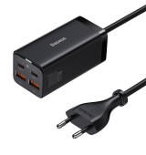 BABEUS GAN 3 PRO, 2 &Theta;&Upsilon;&Rho;&Epsilon;&Sigma; USB-A, 2 &Theta;&Upsilon;&Rho;&Epsilon;&Sigma; USB-C, 100W, &Mu;&Alpha;&Upsilon;&Rho;&Omicron;&Sigma;