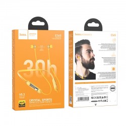 HOHO ES65 DREAM SPORTS ΑΚΟΥΣΤΙΚΑ BLUETOOTH ΣΤΕΚΑ, ΚΙΤΡΙΝΟ