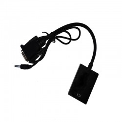 NGNΜΕΤΑΤΡΟΠΕΑΣ VGA MALE ΣΕ HDMI FEMALE ΜΕ AUDIO ADAPTER + USB POWER