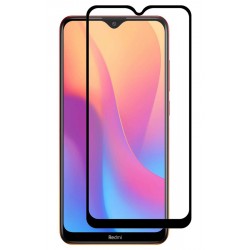 POPERTECH Tempered Glass 5D, Full Glue, Xiaomi Redmi 8A, μαύρο