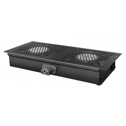 POPERTECH cooling fan για rack NETW-0008, 2x fans, 29.5x13x4cm