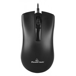 POPERTECH ενσύρματο ποντίκι PT-808, οπτικό, 1000DPI, μαύρο