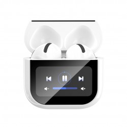 XOXX42 PRO 6TH GEN BLUETOOTH ΑΚΟΥΣΤΙΚΑ, TWS, TOUCHSCREEN, ΛΕΥΚΑ