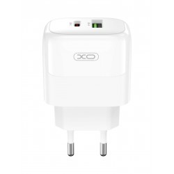 XOXL137 ΦΟΡΤΙΣΤΗΣ PD20W/QC18W, 1 ΘΥΡΑ USB + 1 ΘΥΡΑ PD, ΛΕΥΚΟΣ