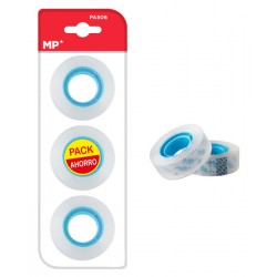 MPMκολλητική ταινία Crystal PA506-01, 12mm, 33m, διάφανη, 3τμχ