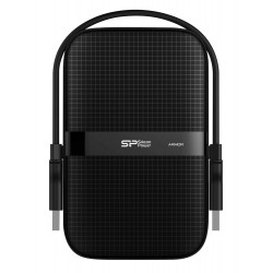 SISICON POWER εξωτερικός HDD Armor A60, 4TB, USB 3.2, μαύρος