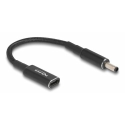 DEDOCK καλώδιο τροφοδοσίας 60036, USB-C σε Dell 4.5x3.0mm, 15cm, μαύρο