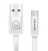 USUMS &Kappa;&alpha;&lambda;ώ&delta;&iota;&omicron; USB &sigma;&epsilon; USB-C US-SJ200, 2A, 1.2m, &lambda;&epsilon;&upsilon;&kappa;ό