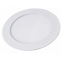 POPERTECH LED panel PAN-0001 χωνευτό, 18W, Φ22cm, 6500K, 1820lm, λευκό