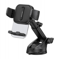 USUMS βάση smartphone αυτοκινήτου US-ZJ072 για ταμπλό/παρμπρίζ, μαύρη