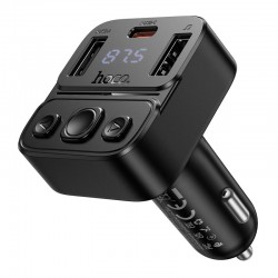 HOHO E87 DELTA CAR BLUETOOTH FM TRANSMITTER, 35W, ΜΑΥΡΟ