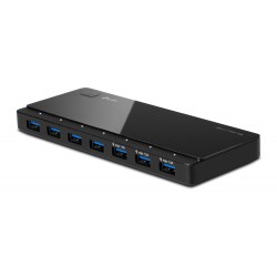 TPTLINK USB hub UH700, 7x θυρών, 5Gbps, 5V/1.5A, USB σύνδεση, μαύρο