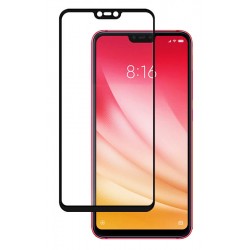 POPERTECH Tempered Glass 5D Full Glue για Xiaomi MI 8 Lite, Black