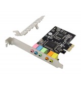 POPERTECH &kappa;ά&rho;&tau;&alpha; &epsilon;&pi;έ&kappa;&tau;&alpha;&sigma;&eta;&sigmaf; PCIe &sigma;&epsilon; 6x channel audio ST17, CM8738