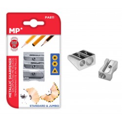 MPMσετ μεταλλικές ξύστρες PA811, 25mm, ασημί