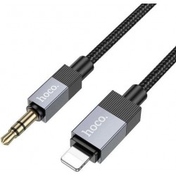 HOHO UPA32A CLEVER, ΨΗΦΙΑΚΟ ΚΑΛΩΔΙΟ ΗΧΟΥ, 3.5mm ΣΕ LIGHTNING, ΜΑΥΡΟ