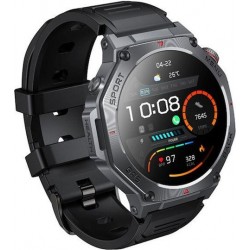 HOH Y37, SMART WATCH, SPORT, AMOLED, GPS, ΜΑΥΡΟ