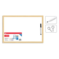 MPMΠίνακας λευκός με μαρκαδόρο PT300B, 30 x 40cm