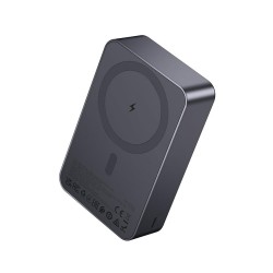 HOHO J160B ORIGINAL, POWERBANK, 20000MAh, ΜΑΓΝΗΤΙΚΟ, 1 ΘΥΡΑ, 20W, ΓΚΡΙ