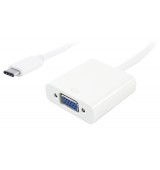 POPERTECH &alpha;&nu;&tau;ά&pi;&tau;&omicron;&rho;&alpha;&sigmaf; USB Type-C &sigma;&epsilon; VGA PTH-034, Full HD, &lambda;&epsilon;&upsilon;&kappa;ό