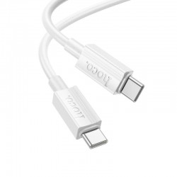 HOHO X107 FAVOR 60W CHARGING DATA CABLE TYPE-C TO TYPE-C, ΛΕΥΚΟ