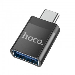 HOHO UA17 ΑΝΤΑΠΤΟΡΑΣ TYPE-C ΑΡΣΕΝΙΚΟ ΣΕ USB3.0 ΘΗΛΥΚΟ, ΜΑΥΡΟ