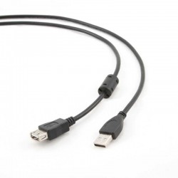 CACLEXPERT ΚΑΛΩΔΙΟ USB EXTENSION 2.0 MALE-FEMALE ΜΕ ΦΕΡΡΙΤΗ 3m