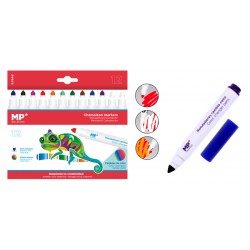 MPMσετ χρωματιστών μαρκαδόρων σειράς Cameleon PP875, 12τμχ
