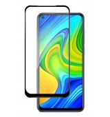 POPERTECH Tempered Glass 5D, full glue, &gamma;&iota;&alpha; Xiaomi Redmi Note 9, &mu;&alpha;ύ&rho;&omicron;