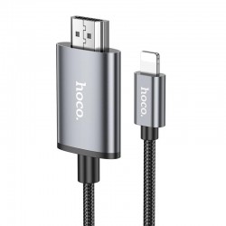 HOHO UA27, HD ΚΑΛΩΔΙΟ LIGHTNING ΣΕ HDMI, ΓΚΡΙ