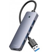 BABEUS ULTRAJOY SERIES, USB HUB, 4 &Theta;&Upsilon;&Rho;&Epsilon;&Sigma;, 1 &Theta;&Upsilon;&Rho;&Alpha; TYPE-C, &Gamma;&Kappa;&Rho;&Iota;