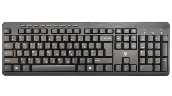 NG ΠΛΗΚΤΡΟΛΟΓΙΟ KB106-GR USB BLACK ΜΕ ΜULTIMEDIA ΚΟΥΜΠΙΑ