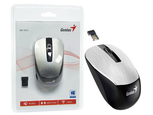 GENIUS ΑΣΥΡΜΑΤΟ ΠΟΝΤΙΚΙ NX-7015, ΓΚΡΙ