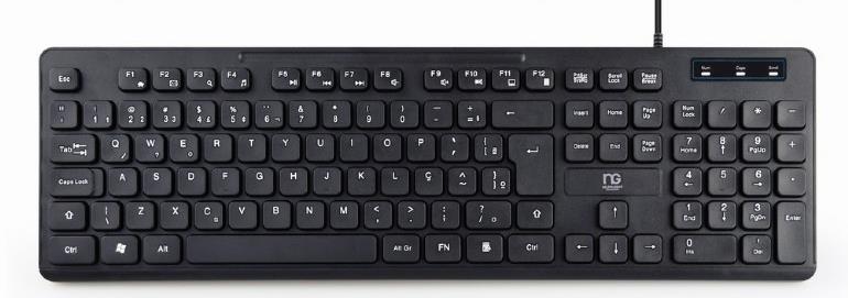 NG ΠΛΗΚΤΡΟΛΟΓΙΟ NG-KB-MCH-04 GR USB BLACK