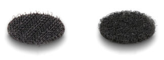 DELOCK αυτοκόλλητα τύπου Velcro 19088, στρόγγυλα, 20mm, μαύρο, 32 ζεύγη