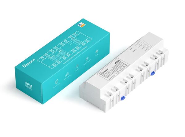 SONOFF SΜARΤ ΜΟΝΑΔΑ ΜΕ 4 ΡΕΛΕ SPM-4Relay ΓΙΑ ΤΟ SPM-MAIN ΓΙΑ ΠΙΝΑΚΑ, 20A/ ΚΑΝΑΛΙ