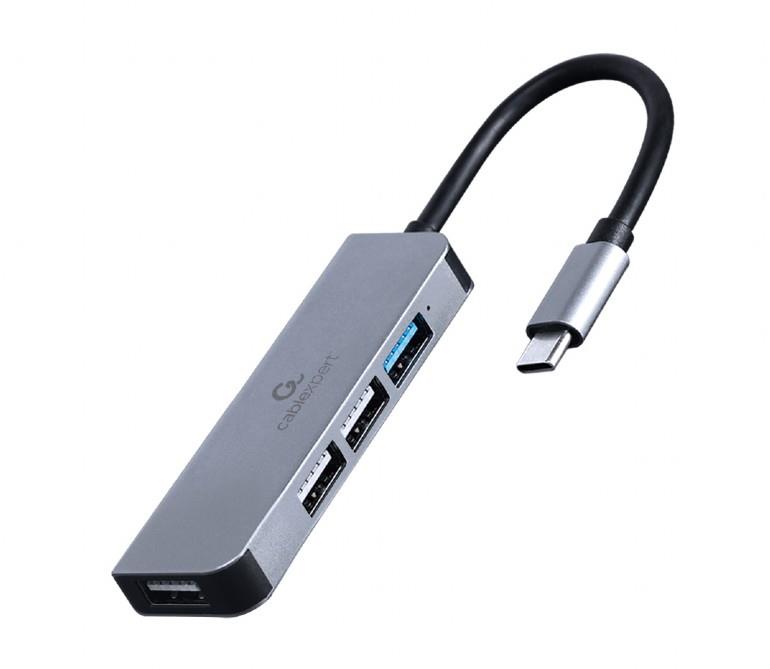 GEMBIRD USB3 HUB, 1USB 3.0, 3XUSB 2.0