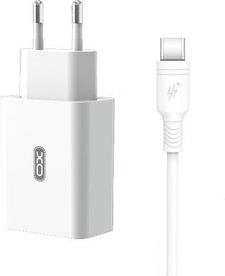 XO L36 ΦΟΡΤΙΣΤΗΣ QC3.0, 1 ΘΥΡΑ, ΚΑΛΩΔΙΟ TYPE-C