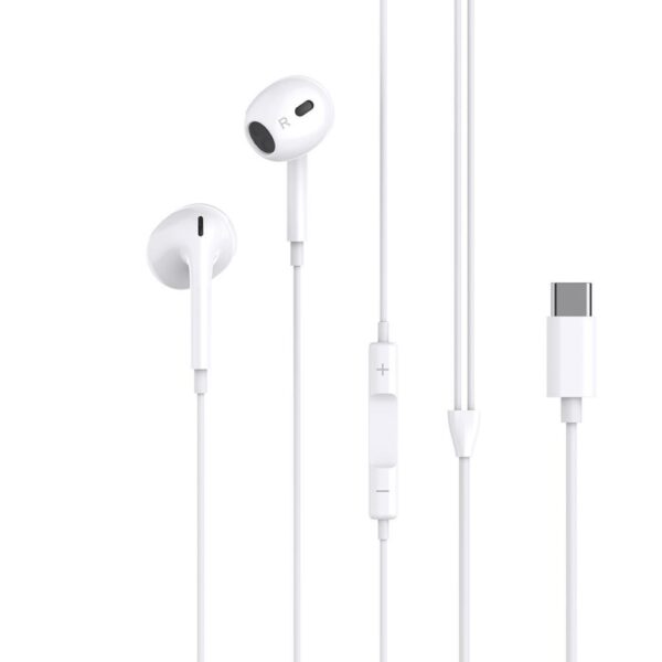 XO EP74 ΑΚΟΥΣΤΙΚΑ HANDSFREE TYPE-C, ΛΕΥΚΟ