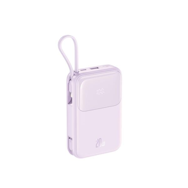 XO PR234 POWERBANK 22.5W+PD20W ME ΟΘΟΝΗ ΚΑΙ ΚΑΛΩΔΙΟ LIGHTNING + TYPE-C 20000MAH, ΜΩΒ